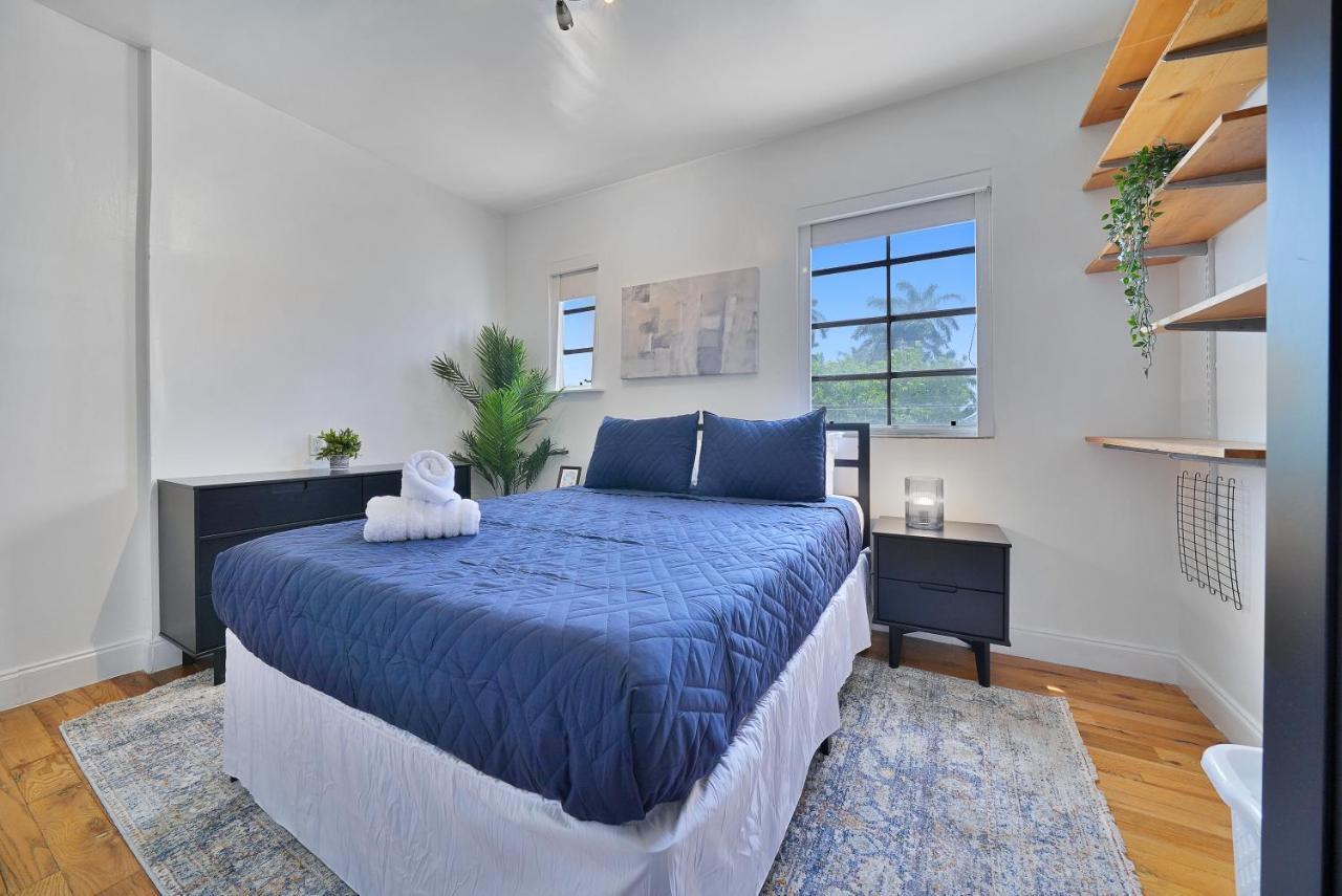 Appartamento Large & Bright Sleep Up To 8 Only 2Min From Ocean! Miami Beach Esterno foto